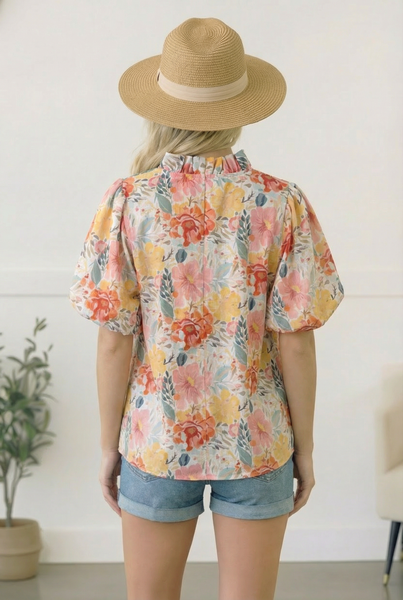 Singing in Spring Floral Top