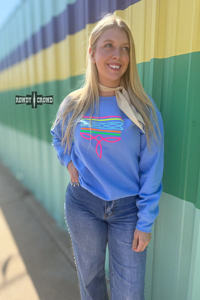 Neon Boot Stitch Sweatshirt