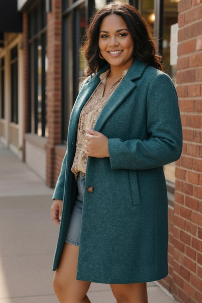 Frosted Teal Dream Coat