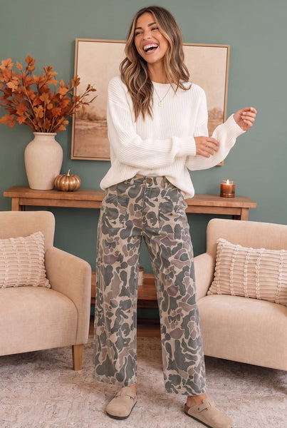 Blending In Camo Cargo Pants