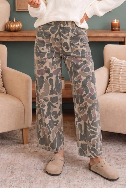 Blending In Camo Cargo Pants
