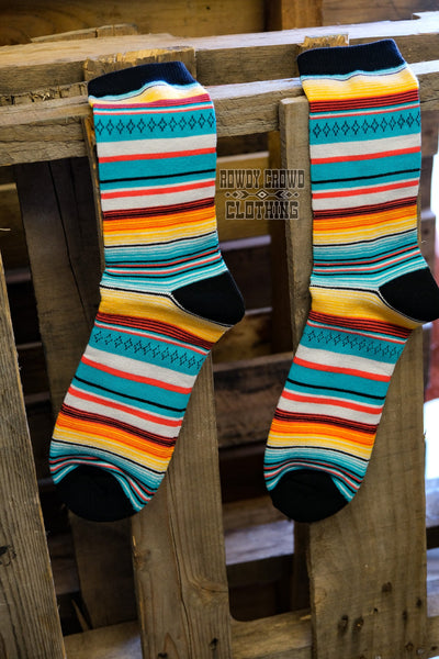 Sunset Serape Socks
