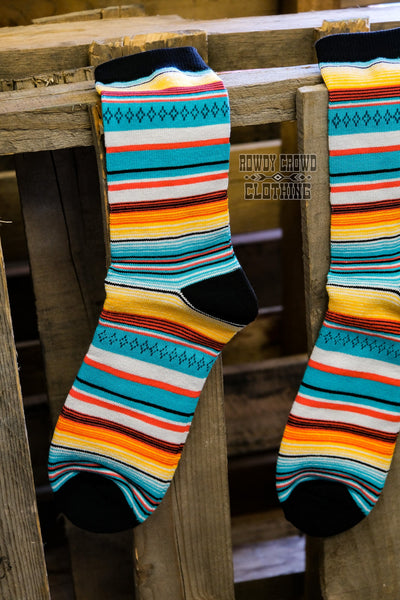 Sunset Serape Socks