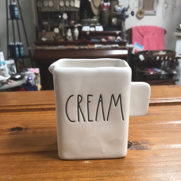 Rae Dunn Square Cream Pitcher