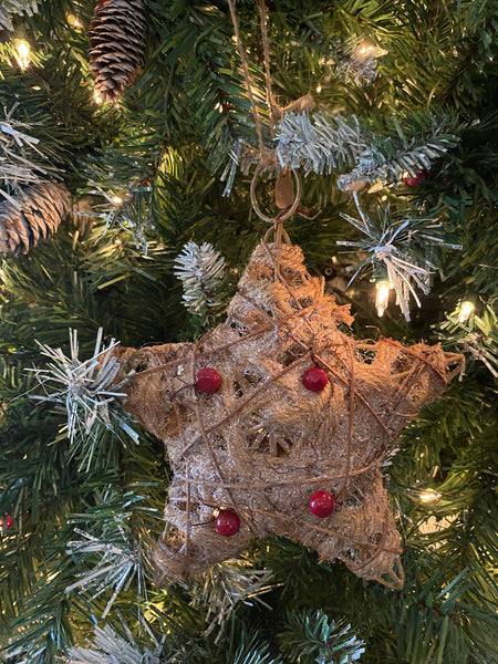 Twig Star Ornament