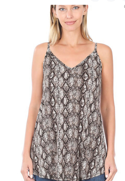 Snake Print Tank