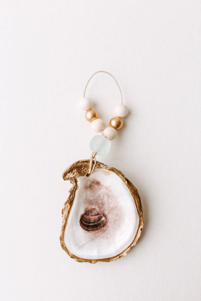 Grit & Grace Oyster Shell Ornament