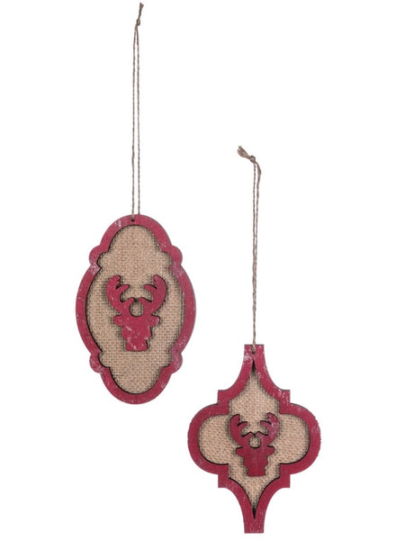 DEER CUTOUT ORNAMENT