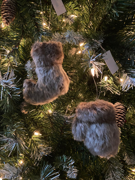 Mitten and Boot Ornament Set