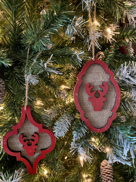 DEER CUTOUT ORNAMENT