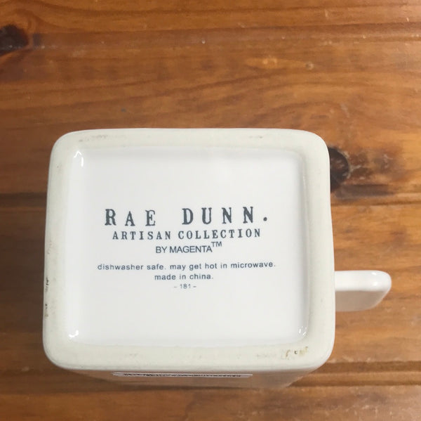 Rae Dunn Square Cream Pitcher