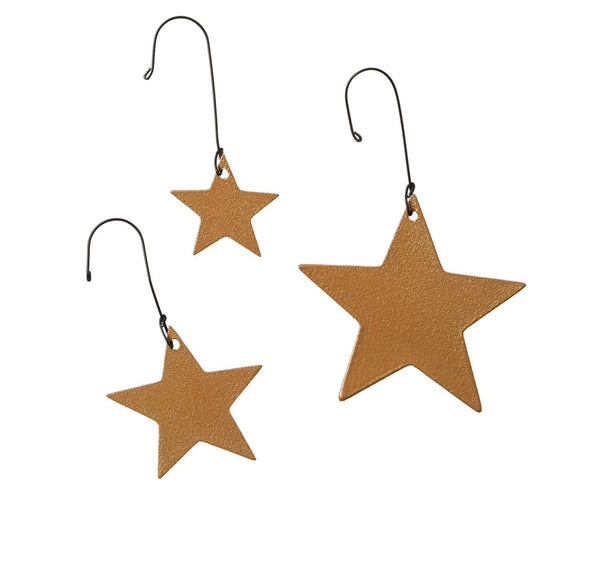 Copper Star Ornaments