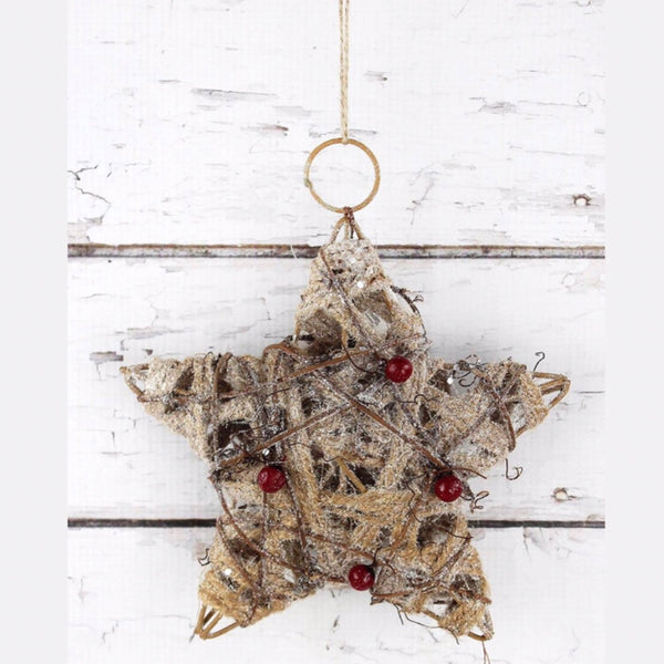 Twig Star Ornament