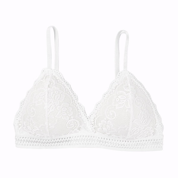 1/2PCS French Style Bralette Seamless Deep V Lace Bra Wireless Thin Underwear Sexy Lingerie Soft Push Up Bras For Women Hot